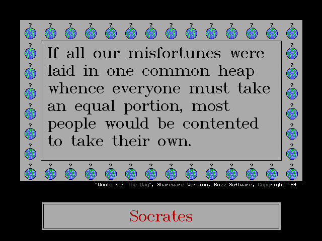 Screenshot (6) - MS-DOS version of Quote for the Day