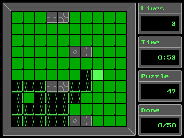 Screenshot (9) - MS-DOS version of Squarez